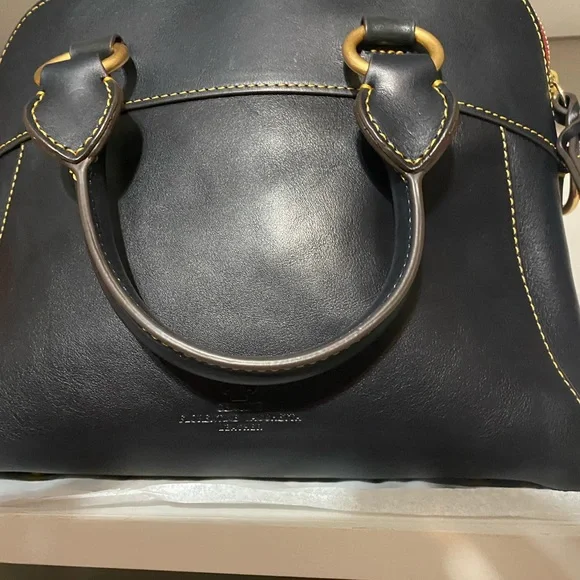 Dooney & Bourke Florentine Cameron Satchel Crossbody Handbag NAVY NWT - Picture 5 of 5